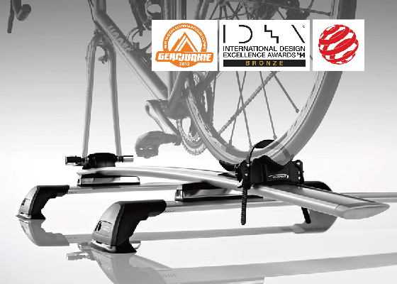 The WB200 bicycle stand has won the Gear Junkie, IDEA, and Red Dot international design awards.