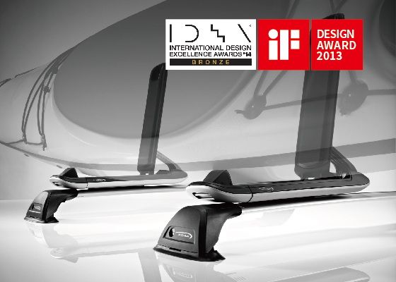 The roof bracket won the IDEA and iF International Design Awards.